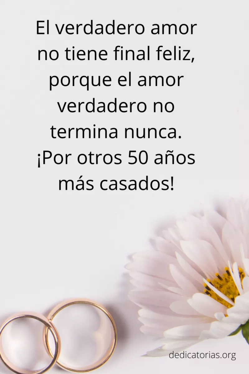 frases para la celebración de una boda de oro