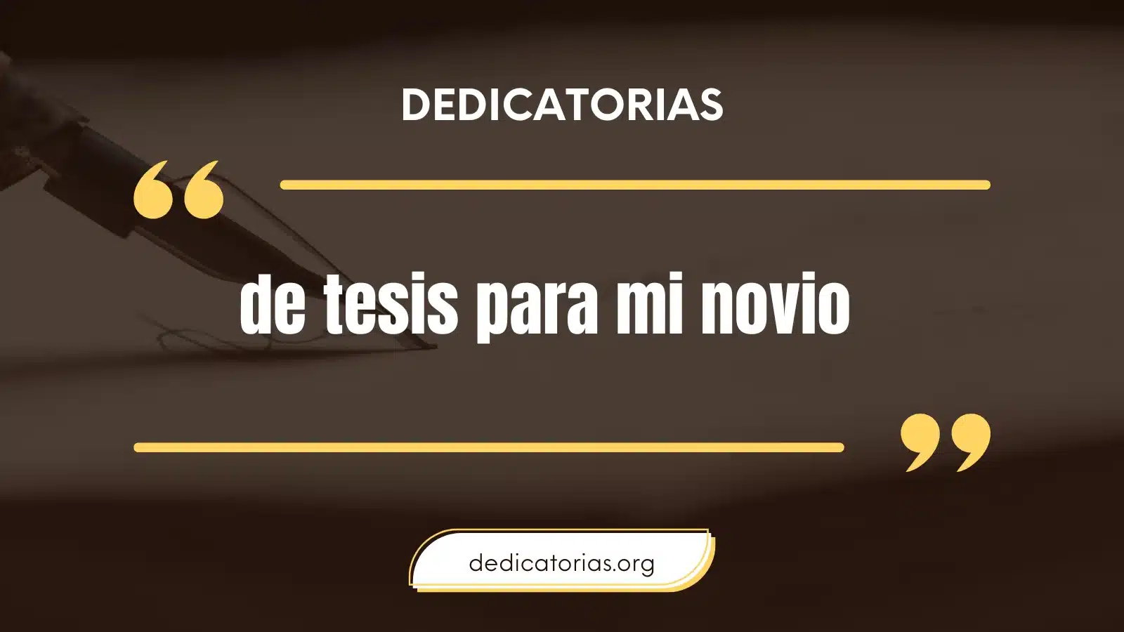 Dedicatoria A Mi Novio Para Tesis