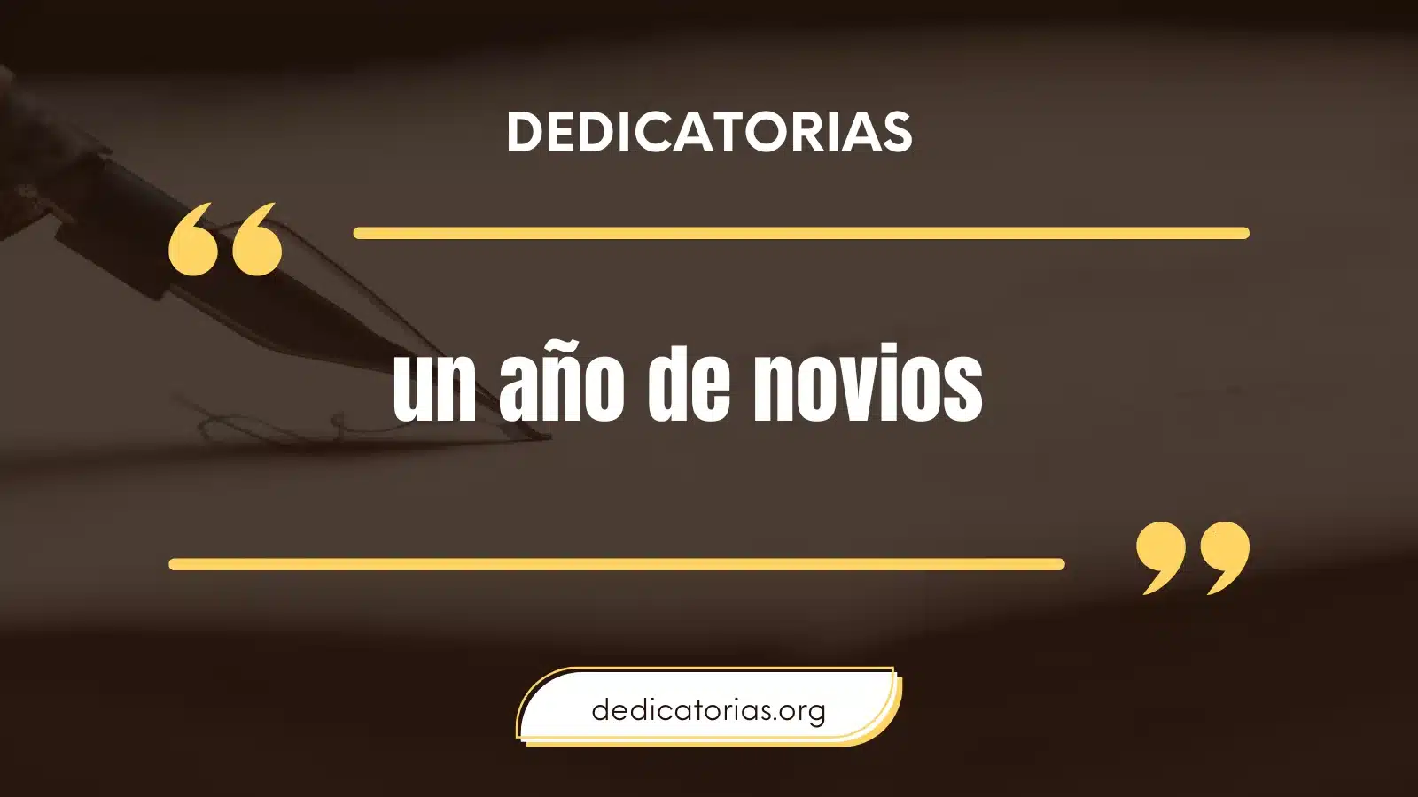Dedicatorias un año de novios 【SORPRENDELE】