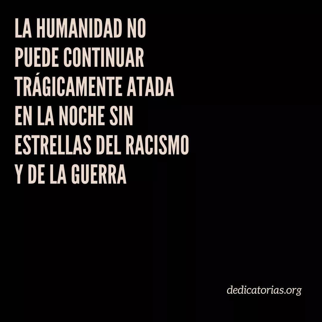 Dedicatorias contra el racismo