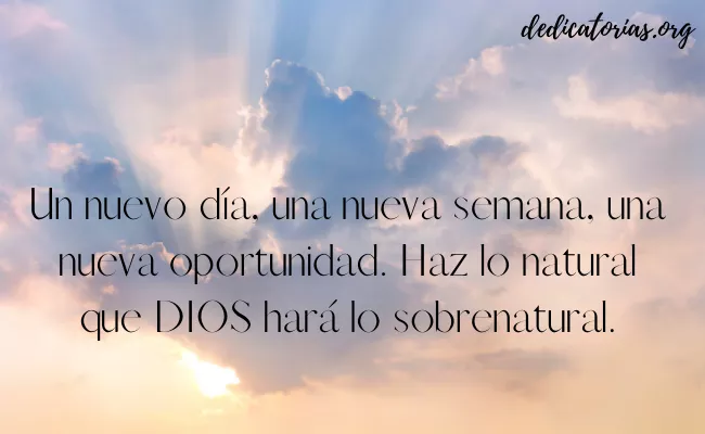 Dedicatorias para Dios