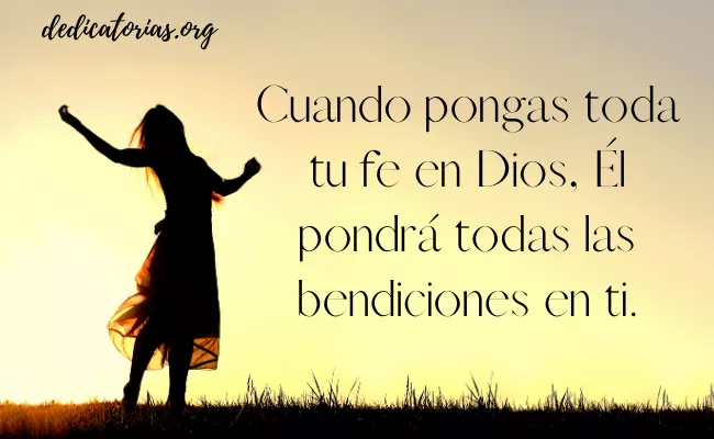 Frases de agradecimiento a Dios