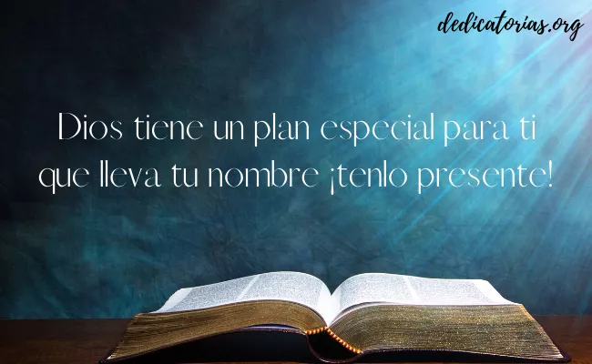 Dedicatorias para Dios