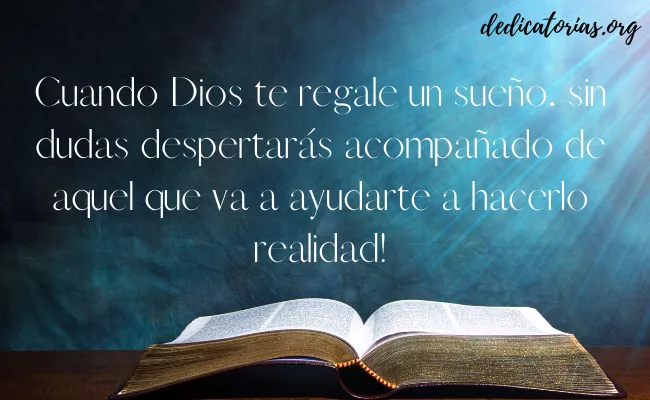 Dedicatorias para Dios