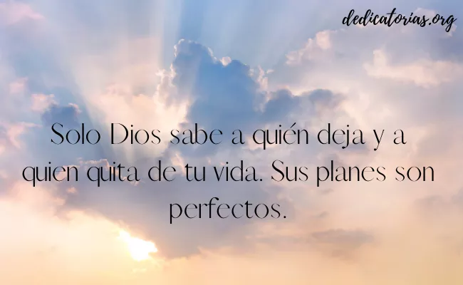 Dedicatorias para Dios