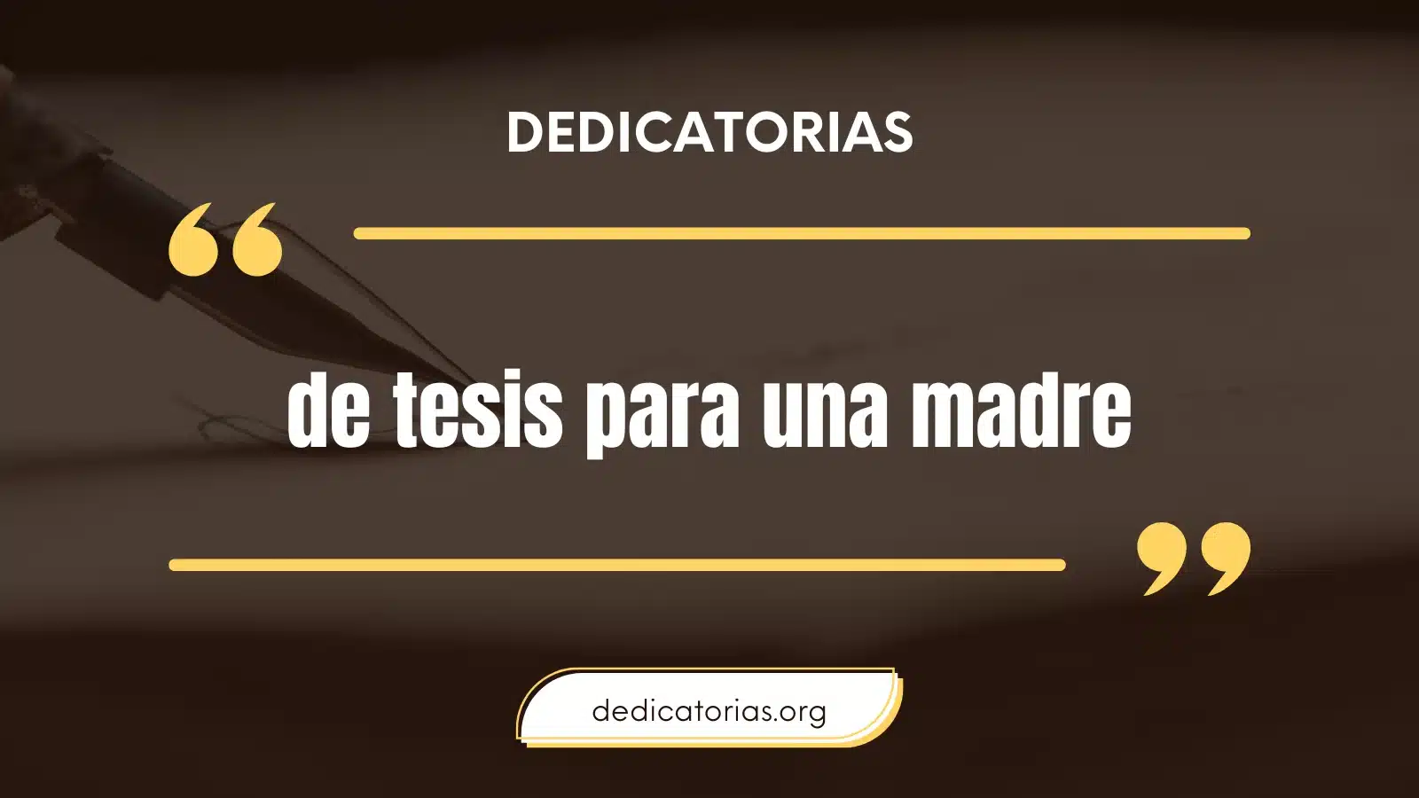 Dedicatorias a mi madre para tesis 【Originales】