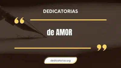 Dedicatorias de amor